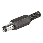 DC Power Plug 2.1mm x 5.5mm x 10mm Long