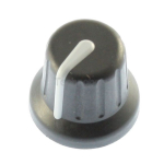 16/11.5mm Push Fit Knob with Grey Pointer