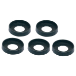 M6 Black Nylon Panel Cup Washer, Pk of 10